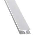 Alu-H-Profil 16mm für Paneelverbindungen silber eloxiert