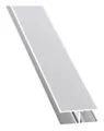 Premium Alu-H-Profil für Paneelverbindungen in der Wand 2000 mm - Silber - 3440743