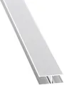 Gutta H-Profil 200 cm 16 mm silber