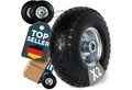 Frosal Ersatzrad 2 x PU Rad Stahlfelge Silber 20 mm Bollerwagen Sackkarre (1 St)