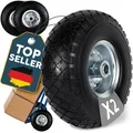2 PU Rad 20mm Bollerwagen Sackkarre Reifen Ersatzrad  pannensicher Sackkarrenrad