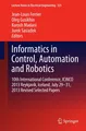 Informatics in Control, Automation and Robotics Jean-Louis Ferrier