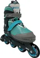 Best Sporting Inline Skates Kinder I Rollschuhe größenverstellbar I robuste Inliner für Jugendliche mit Bremse I Rollerskates Schuhe Kinder I Inliner mit 4 Rollen