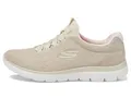 Skechers Damen Summits Fun Flare Turnschuhe, Taupe Mesh/Light Pink Trim, 43 EU