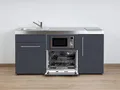Stengel Miniküche MPGSM 170 KGMGl mit Kühlschrank,Geschirrspüler&Mikrowelle