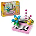 LEGO Creator 3in1 Typemachine met bloemen speelgoed, bouw om tot een keytar of e