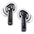 Nothing Ear kopfhörer kabellos Bluetooth mit Hi-Res-Audio, Aktive Geräuschunterdrückung, Fortgeschrittener Equalizer, und bis zu 40,5 Stunden Wiedergabezeit - Weiß