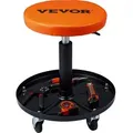 VEVOR Rollender Mechanikerhocker Werkstatthocker 113,4 kg, 406-559 mm Höhenverstellbarer Werkstattsitz, Werkstatthocker mit Werkzeugablage, für Gara
