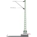 Märklin 74121 - Anschlussmast, Spur H0, Grau
