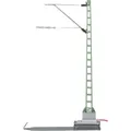 Märklin 74121 H0 Anschlussmast H0 Märklin C-Gleis (mit Bettung), H0 Märklin
