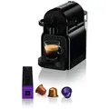 NESPRESSO ORIGINAL Inissia | Kaffeekapselmaschine von De'Longhi | Kleine Kaffeemaschine | Schwarz - Schwarz