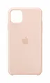 Apple Silikon Case iPhone 11 Pro Max iPhone Hülle Wireless Charging sandrosa
