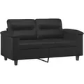 2-sitzer-sofa Schwarz 120 Cm Kunstleder - Vidaxl