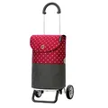 ANDERSEN Einkaufstrolley - Scala Shopper Plus Duko rot 36 L Shopping,wasserabweisend, Aluminium, klappbar, leicht, Räder abnehmbar