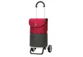 Andersen Einkaufstrolley Scala Shopper Plus Duko rot, klappbare Ladefläche, belastbar bis 30kg, wasserabweisend