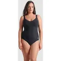 Badeanzug Damen Bodylift Vertigo C-Körbchen - Black - 36