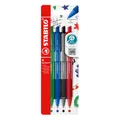 STABILO Kugelschreiber pointball colorful, Schreibfarbe: blau, 4 Stk. 6033/4