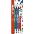 STABILO pointball colorful 6033/4 Druckkugelschreiber Farbig sortiert Mittlere Spitze Nachfüllbar 4 Stück