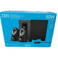 Logitech Z313 2.1 Lautsprecher-System mit Subwoofer, 50 Watt Spitzenleistung, 3,