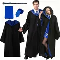 BlueM Magic Robe, Umhang, 5PCS Zauberer Cosplay Kostüm für Erwachsene, with C...