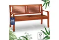 Casaria Gartenbank, Wetterfest Eukalyptus Holz FSC® 120x60x90cm 320kg Belastbarkeit