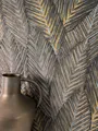 NEWROOM Vliestapete Braun Bananenblätter Tropisch Dschungel Wohnzimmer Edel