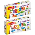 Quercetti Magnetische Buchstaben & Zahlen Set 96 Teile für Kinder Made in Italy