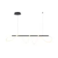 ZUMALINE LED-Pendelleuchte 3200 lm 3000+4000+6000K schwarz BALBO 20006PM-BK
