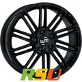 MAK Leipzig gloss black 9.5x21" ET27 LK5 112 ML 66.45 Alufelgen 21 Zoll