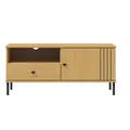 Woodroom TV-Lowboard Kiefer massiv eichefarbig lackiert 105x47x40 cm