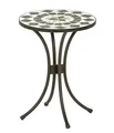Dehner Blumenhocker Diana, Ø 41 cm, Höhe 54 cm, Metall, mosaikoptik, braun/grau/weiß