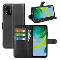 betterfon Handyhülle Kompatibel mit Motorola Moto E13 | Premium Qualität TPU Klapphülle für Moto E13 mit Kartenfächern | Magnetverschluss Handyhülle | Schwarz
