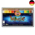 Koh-I-Noor Magic Jumbo Buntstifte, dreieckig, mehrfarbig, 24 Stück
