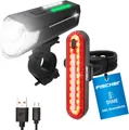Fahrradbeleuchtung FISCHER Akku Leuchte LED USB 80 Lux Bremslicht GEBRAUCHT