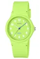 Casio Lq-Serie (31,5 mm) grünes Zifferblatt/grünes Armband aus biobasiertem Harz LQ-24B-3BEF