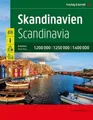 Skandinavien, Autoatlas 1:200.000 - 1:400.000, freytag & ber ... 9783707922523