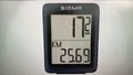 SW-0222 Sigma BC 5.0 WL,WIRELESS Fahrradcomputer mit 5 Funktionen,schwarz B-WARE