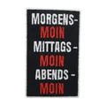 Lustiger Moin Patch | Hamburg Patches, Norddeutsche Bügelbilder, coole Aufbügler