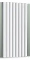 Orac Decor W110 Flächenvorhang Wandbild 3D Rund Wand Polyurethan- Weiß