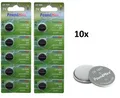 10 x CR1620 PoundMax Knopfbatterie CR 1620 Lithium 3 Volt 850 mAh 5er-Blister