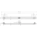 ABUS Panzerriegel PR2700 W-Weiß ohne Zylinder - Weiß