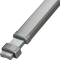 ABUS Panzerriegel PR2700 edelstahl-Optik mit ABUS Zylinder NEUWARE