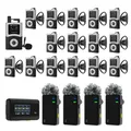 Retekess T130U-SVMic D4 Tour Guide System, kabellose Mikrofonsystem, 400m lange Distanz, lange Akkulaufzet,DSP-Rauschunterdrückung,für Reise Konferenz