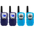 Retevis RT388 Walkie Talkie Kinder,Funkgeräte Kinder Langstrecken Taschenlampe,Spielzeug ab 4-12 Jahre,Geschenke Junge Mädchen für Familienspiel, Radtouren, Ausflug(1 Paar, Blau Dunkelblau)