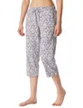 Schiesser Damen Schlafhose 3/4-lang Baumwolle Stretch Single-Jersey-Qualität - Mix + Relax