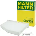 MANN-FILTER CU 2939 Innenraumfilter Pollen VW Seat Skoda Audi Passat Leon