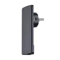 EVOline Plug extraflacher Schukostecker in schwarz mit beweglichem Stecker