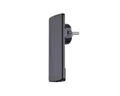 Evoline Plug Flachstecker beweglich Schukostecker schwarz Raumsparstecker flach
