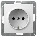 Ospel GP-1YS/m/00, Weiß, IP20, 16 A, 71 mm, 40 mm, 71 mm - Weiß