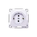 IMPRESSION Einzelsteckdose z/u Schuko weiß GP-1YS/m/00